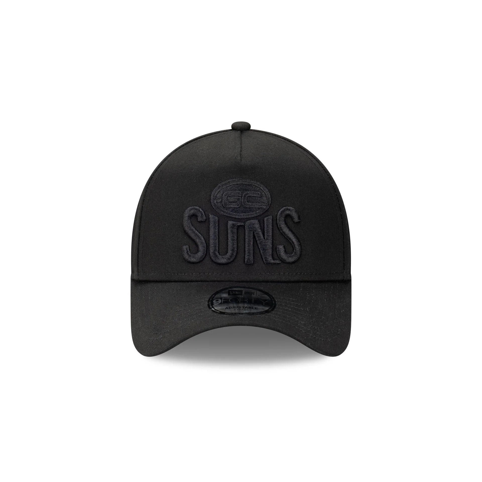 Gold Coast Suns Black on Black 9FORTY A-Frame Snapback - Image 3