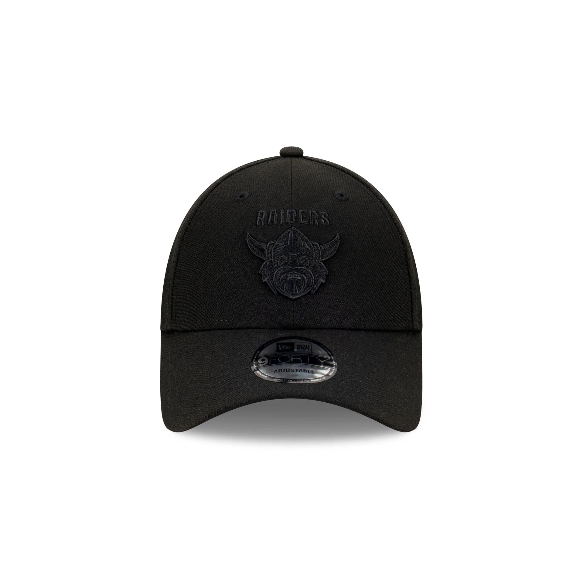 Canberra Raiders Black on Black 2024 9FORTY Cloth Strap - Image 3