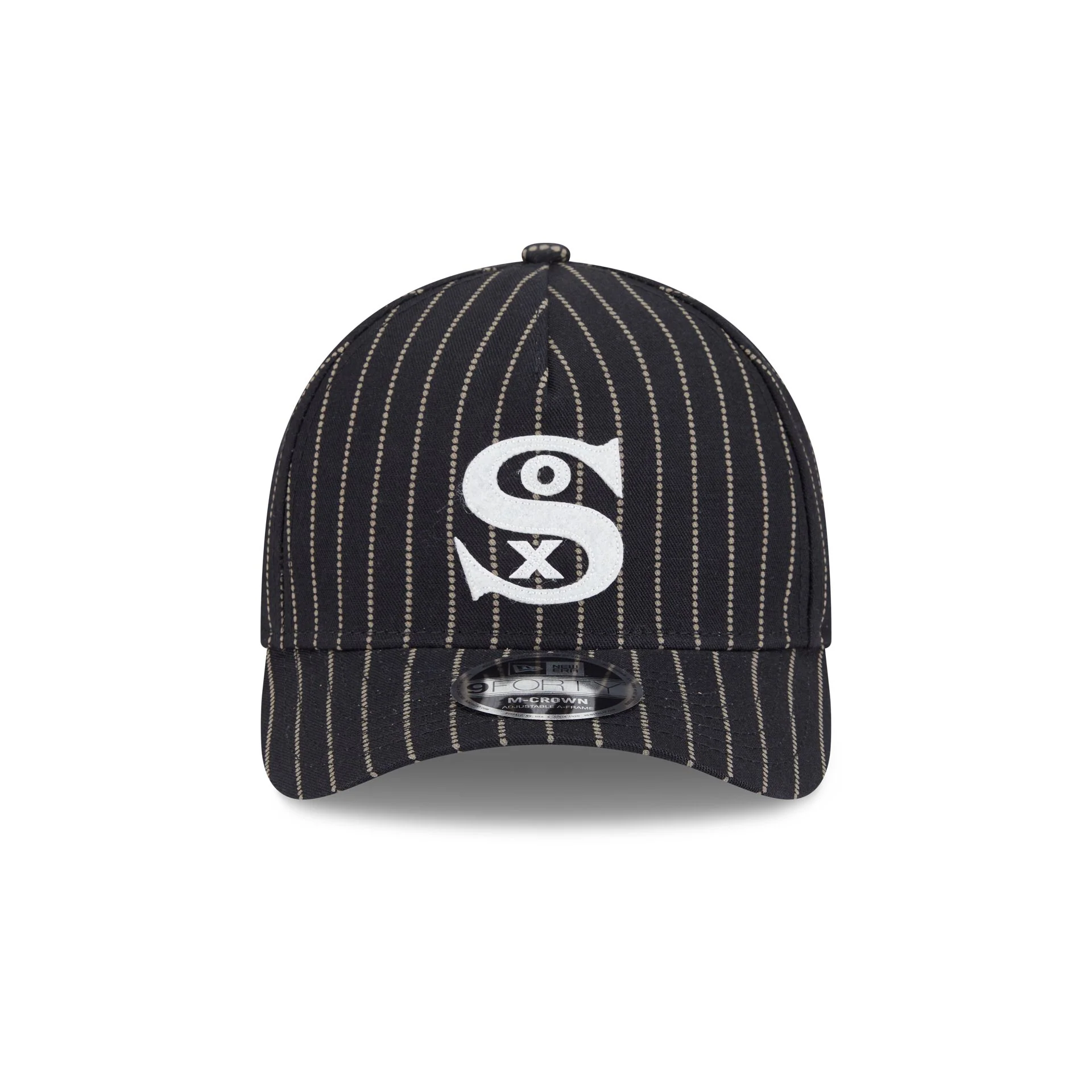 Chicago White Sox Three Looms Pinstripe 9FORTY A-Frame M-Crown Adjustable - Image 3