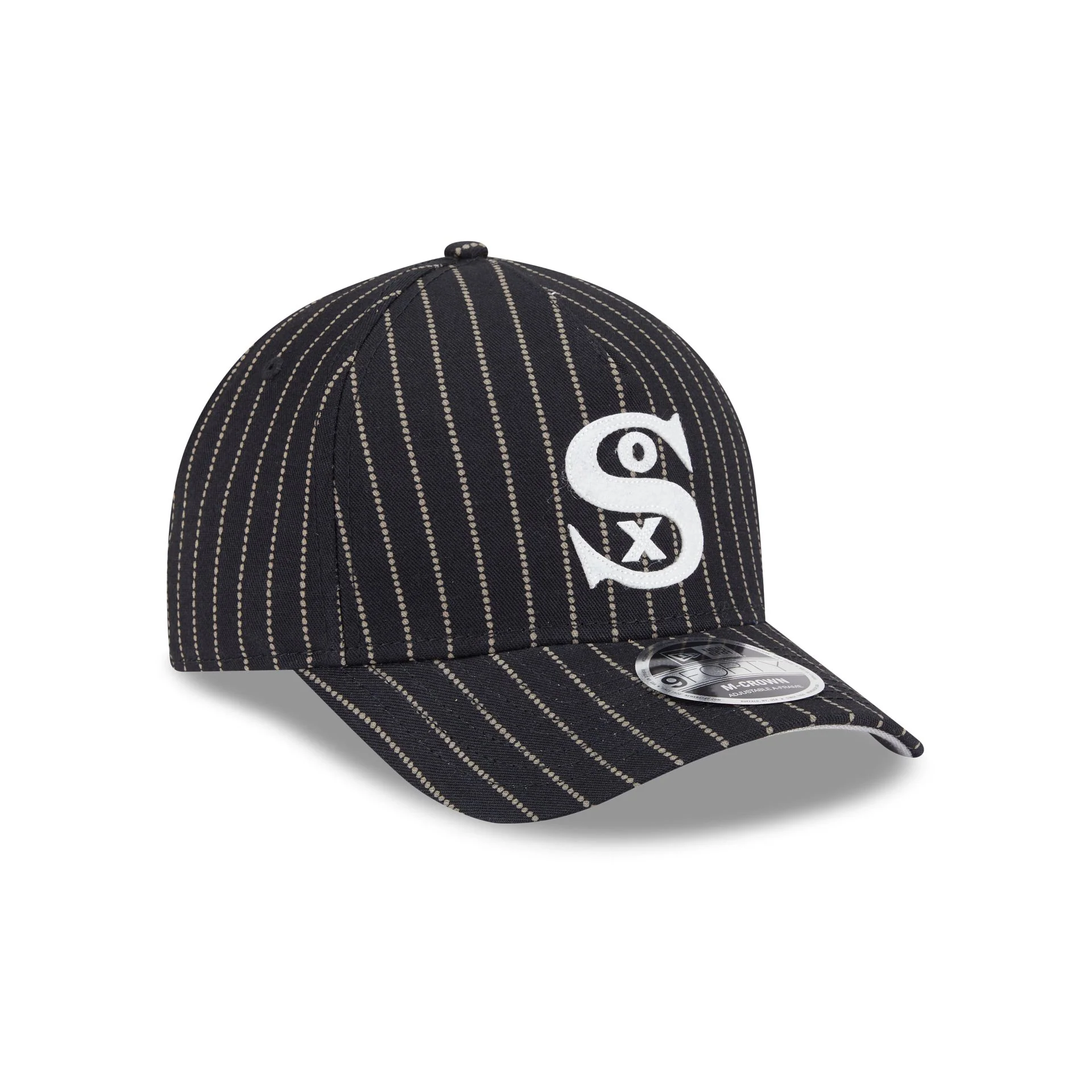 Chicago White Sox Three Looms Pinstripe 9FORTY A-Frame M-Crown Adjustable - Image 4