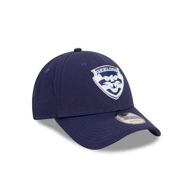 Geelong Cats Official Team Colours 9FORTY Cloth Strap - Image 3