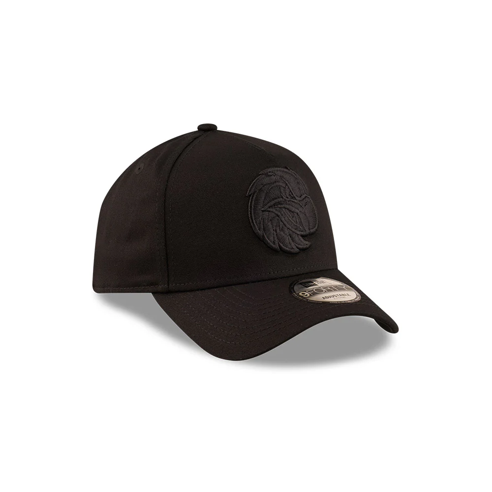 Manly Warringah Sea Eagles NRL Essentials Black on Black 9FORTY A-Frame Snapback - Image 3