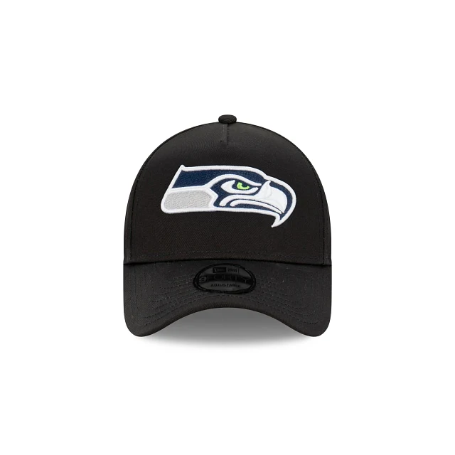 Seattle Seahawks NFL Essentials Black 9FORTY A-Frame Snapback - Image 3