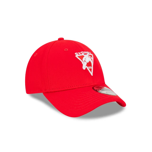 Sydney Swans Official Team Colours 9FORTY Cloth Strap - Image 3