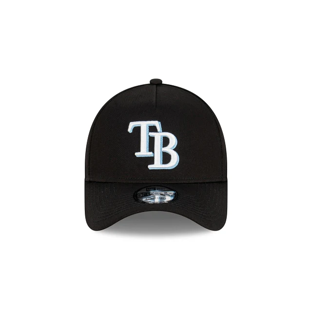 Tampa Bay Rays MLB Essentials Black 9FORTY A-Frame Snapback - Image 3