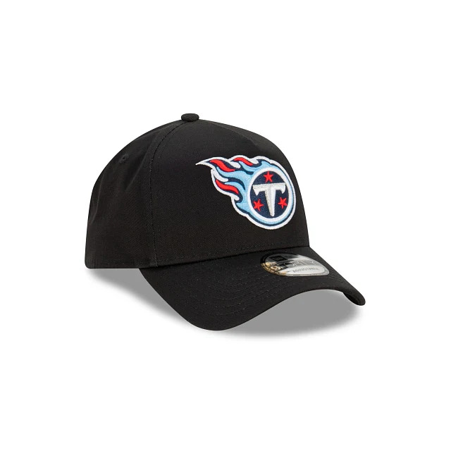 Tennessee Titans Black with Official Team Colours Logo 9FORTY A-Frame Snapback - Image 4