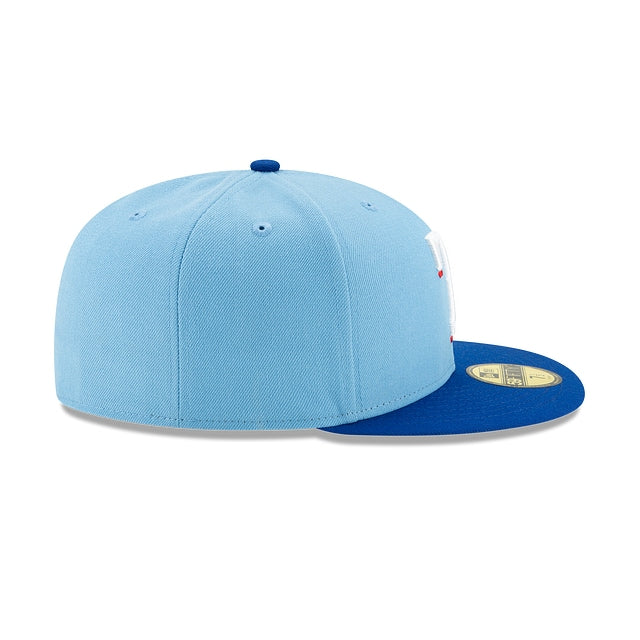 Texas Rangers Authentic Collection Light Blue 59FIFTY Fitted - Image 5